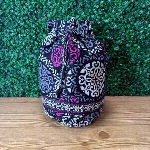 Vera Bradley Canterberry Magenta Ditty Bag Travel Vacation Bag Gift